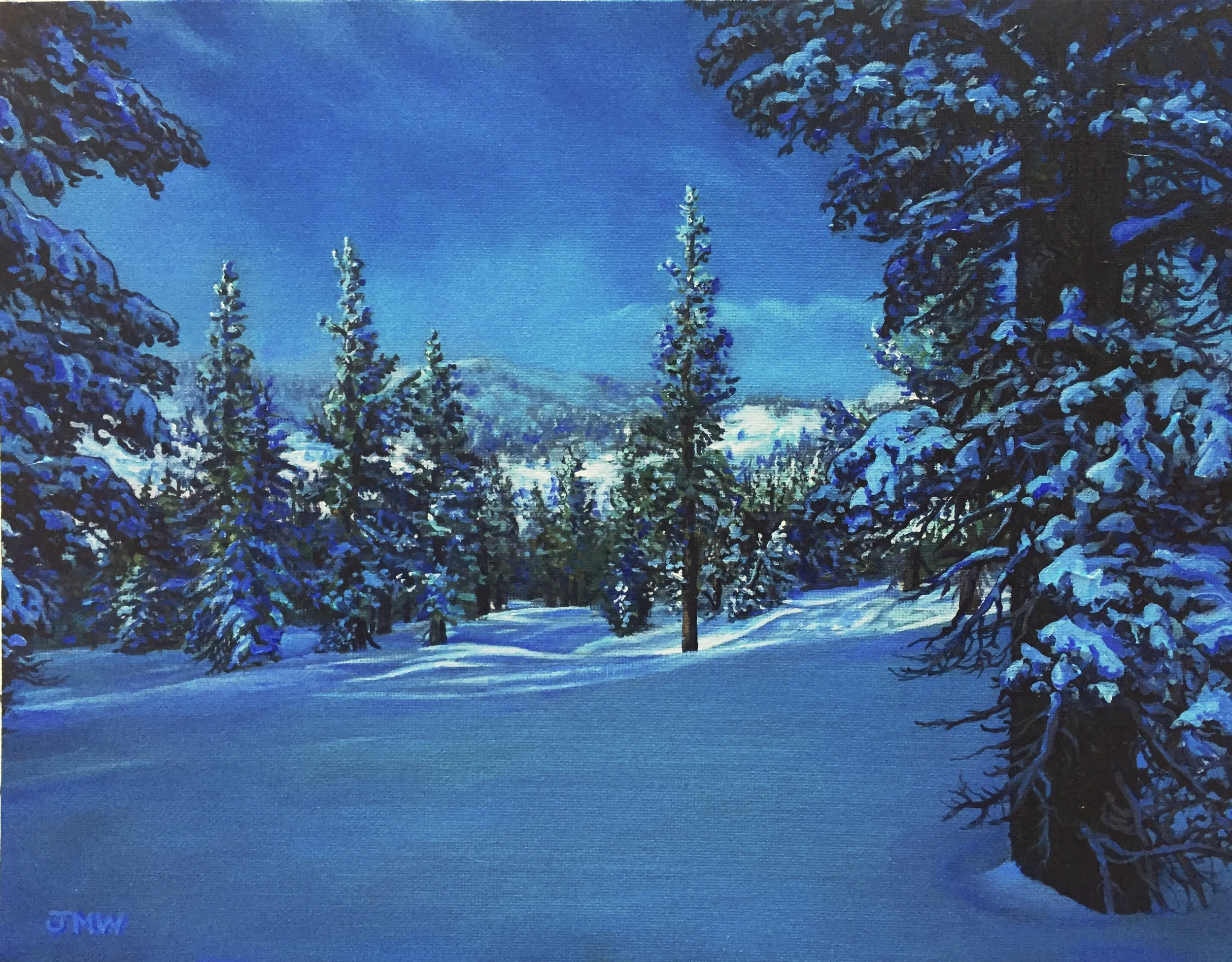  Acrylic on Canvas Board, 12" x 16", 2015 