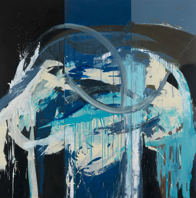 About Japan, 300x300 cm, acrylic on canvas