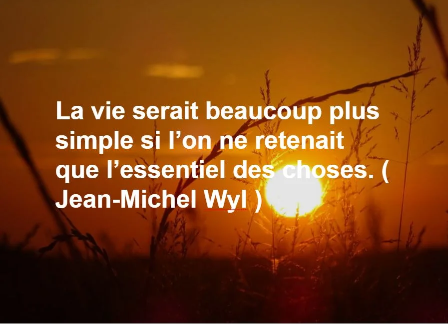 Message à regarder, lire et méditer