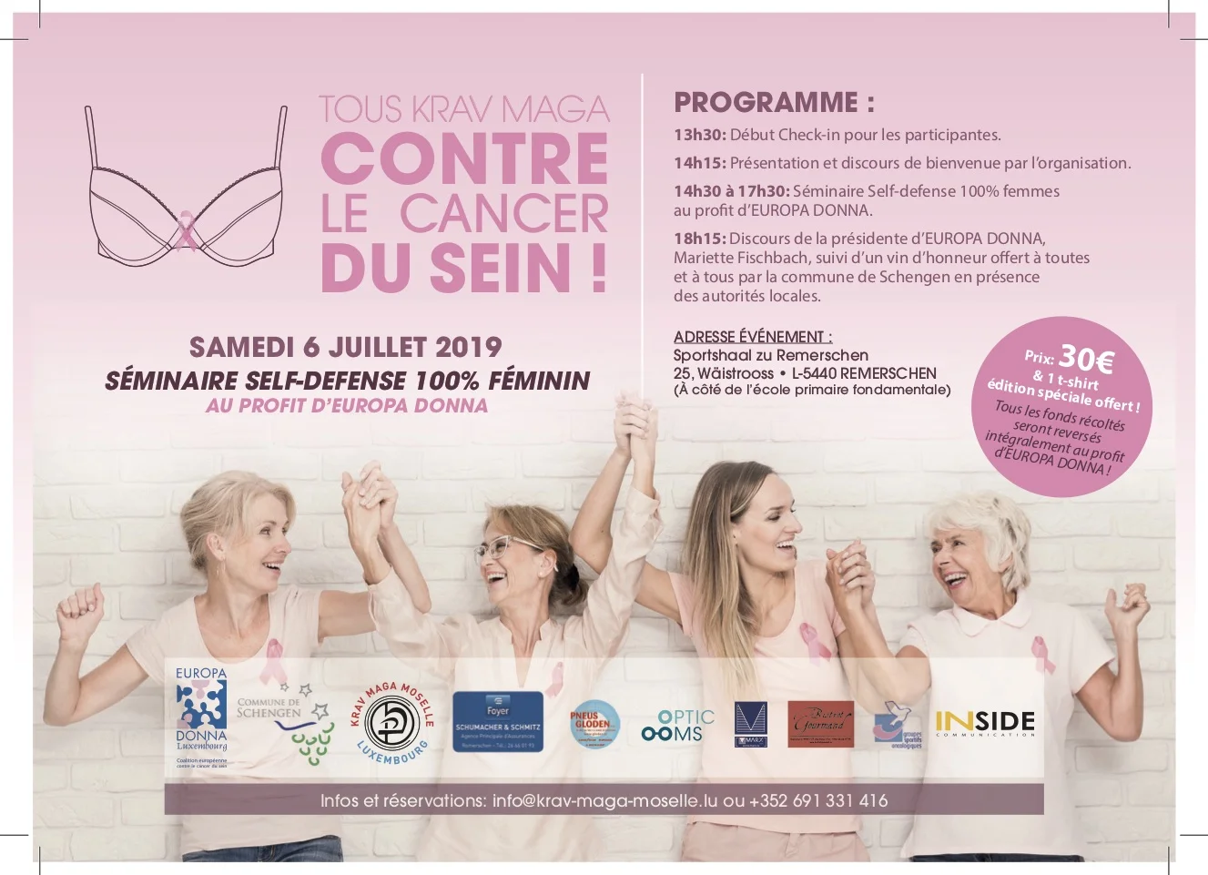 Krav Maga contre le cancer du sein