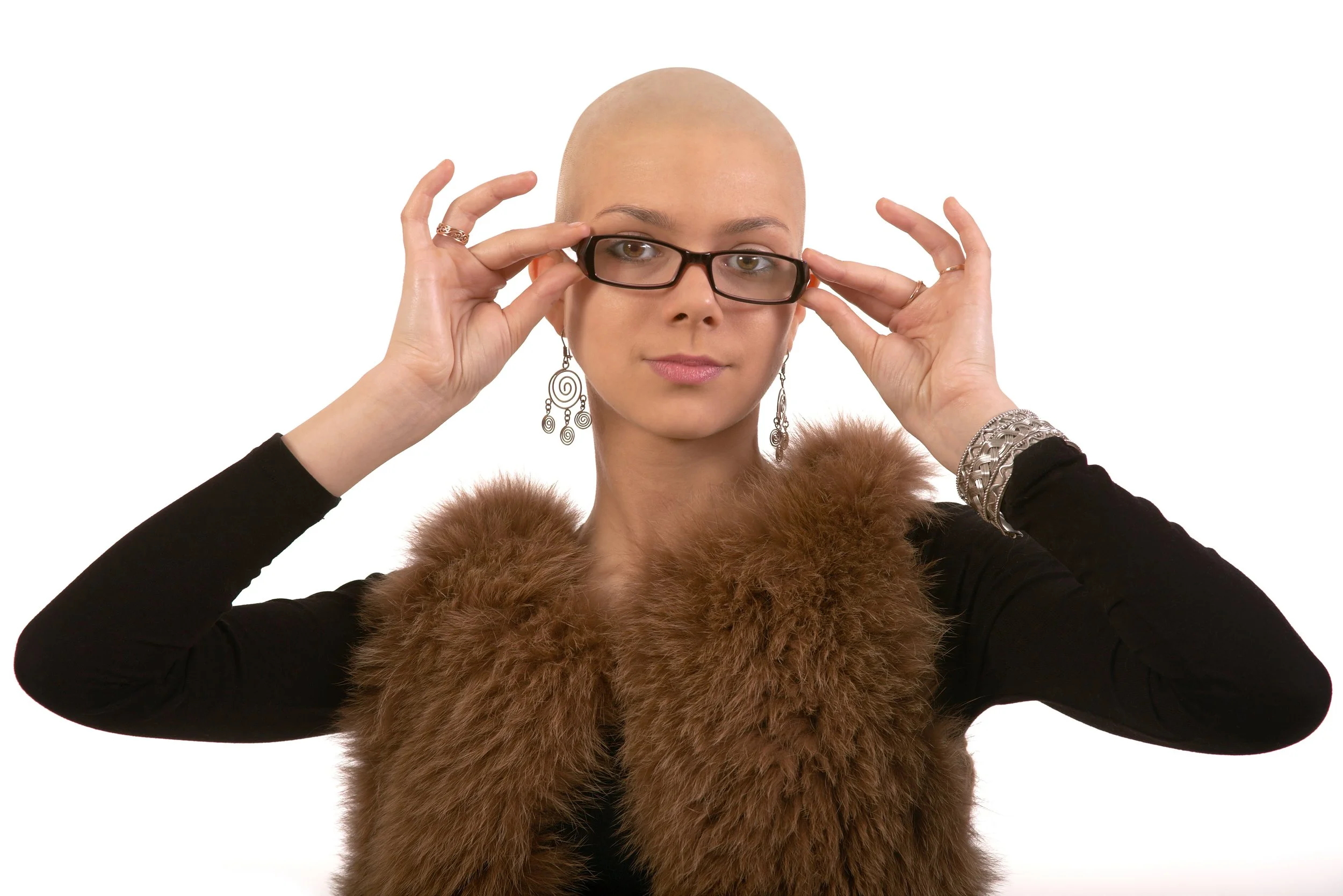 Mammectomisée, sans cheveux, mais stylée !