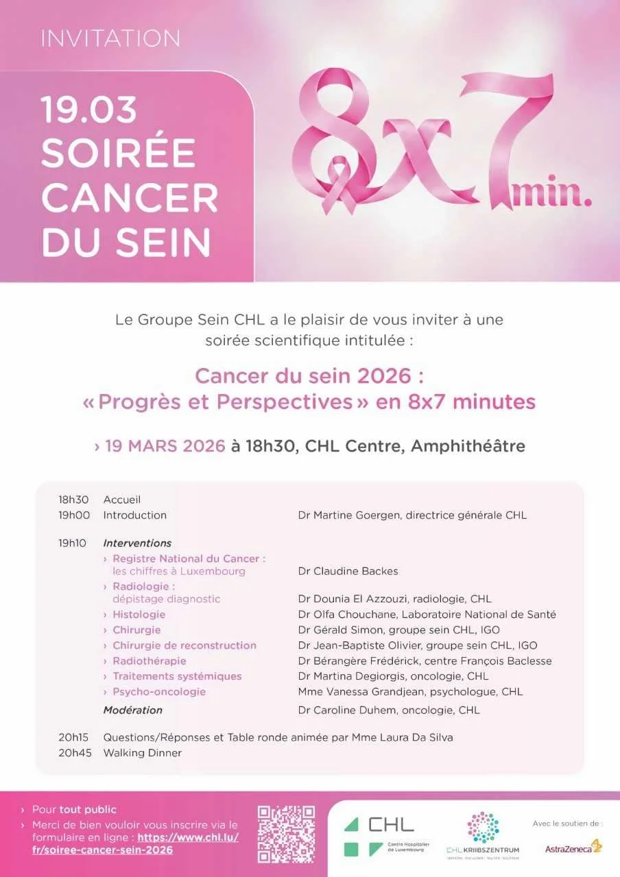 Cancer du sein 2026 : « Progrès et Perspectives » en 8x7 minutes                   