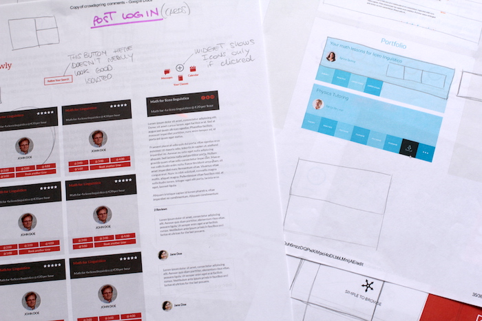 Review of the visual proposals.