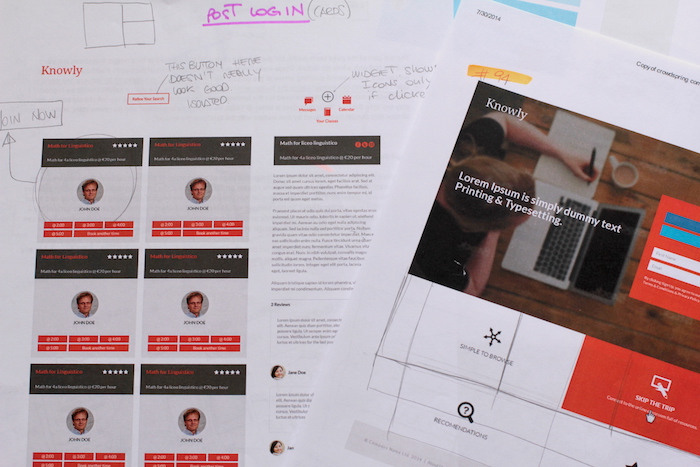 Feedback to the designers, daily presented to the CEO and COO.