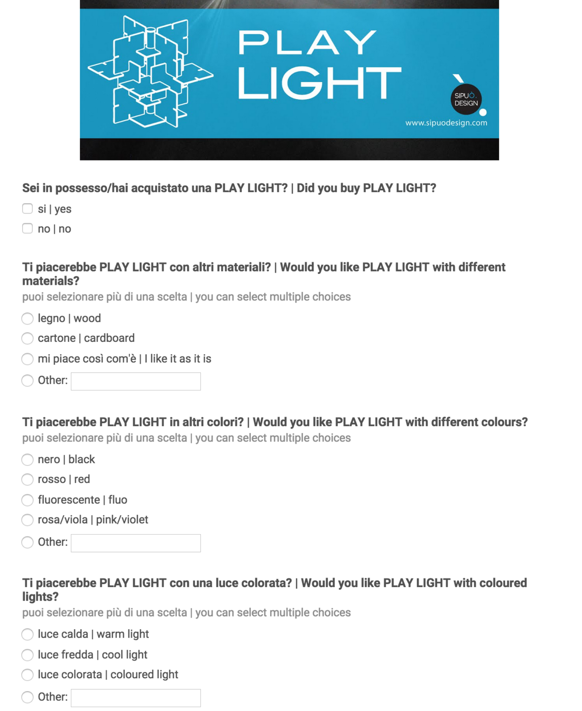 Google Form, available here