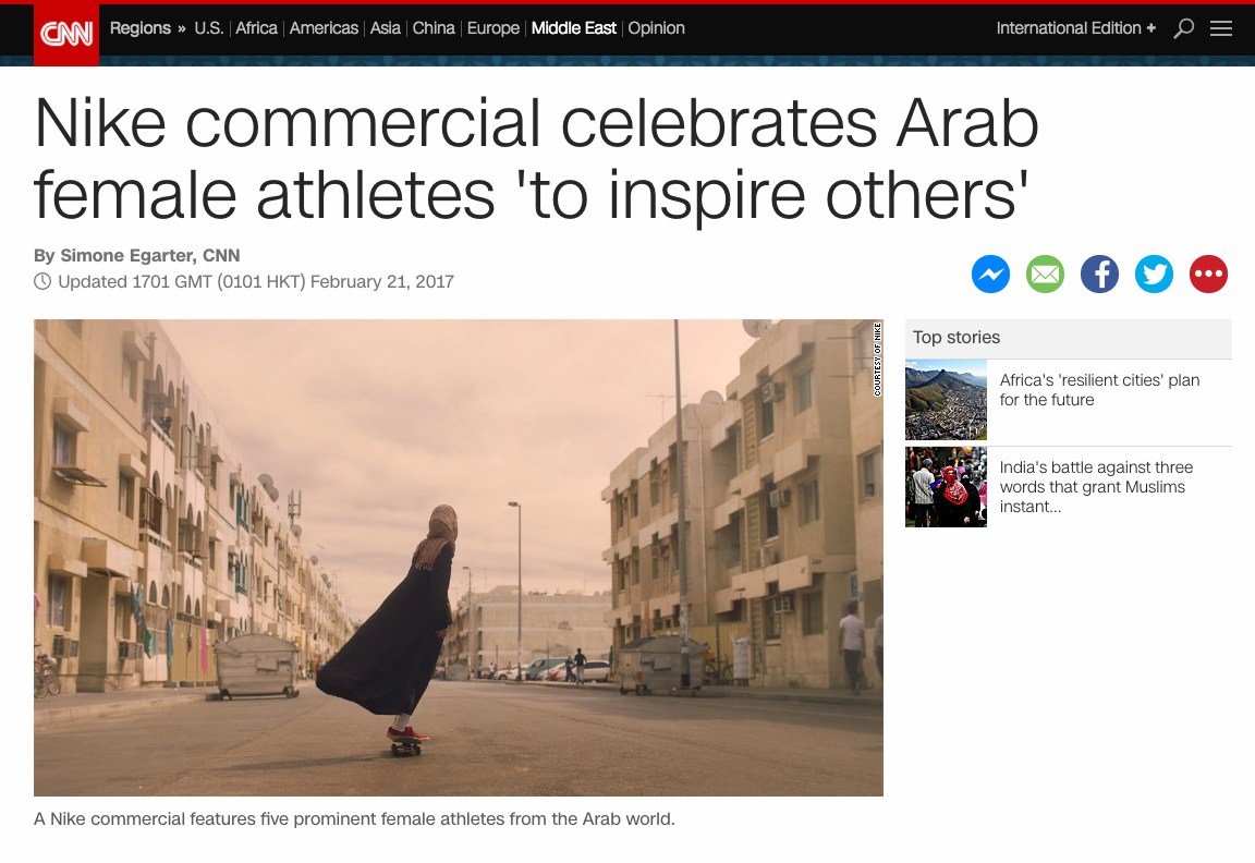 Some of the global press coverage the campaign got.