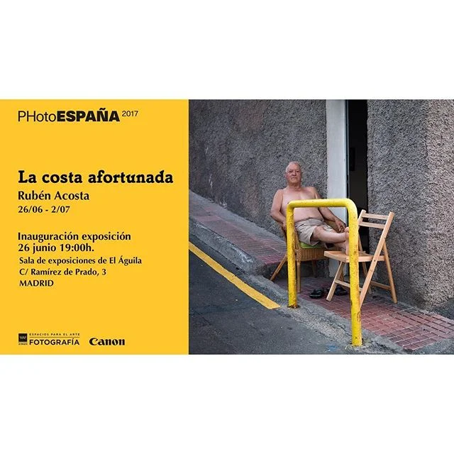 El próximo lunes 26 junio a las 19:00 @la_costa_afortunada llega a Madrid y se expone en @photoespana_ Será en la sala El Águila de la Comunidad de Madrid y se estará fresquito 😉