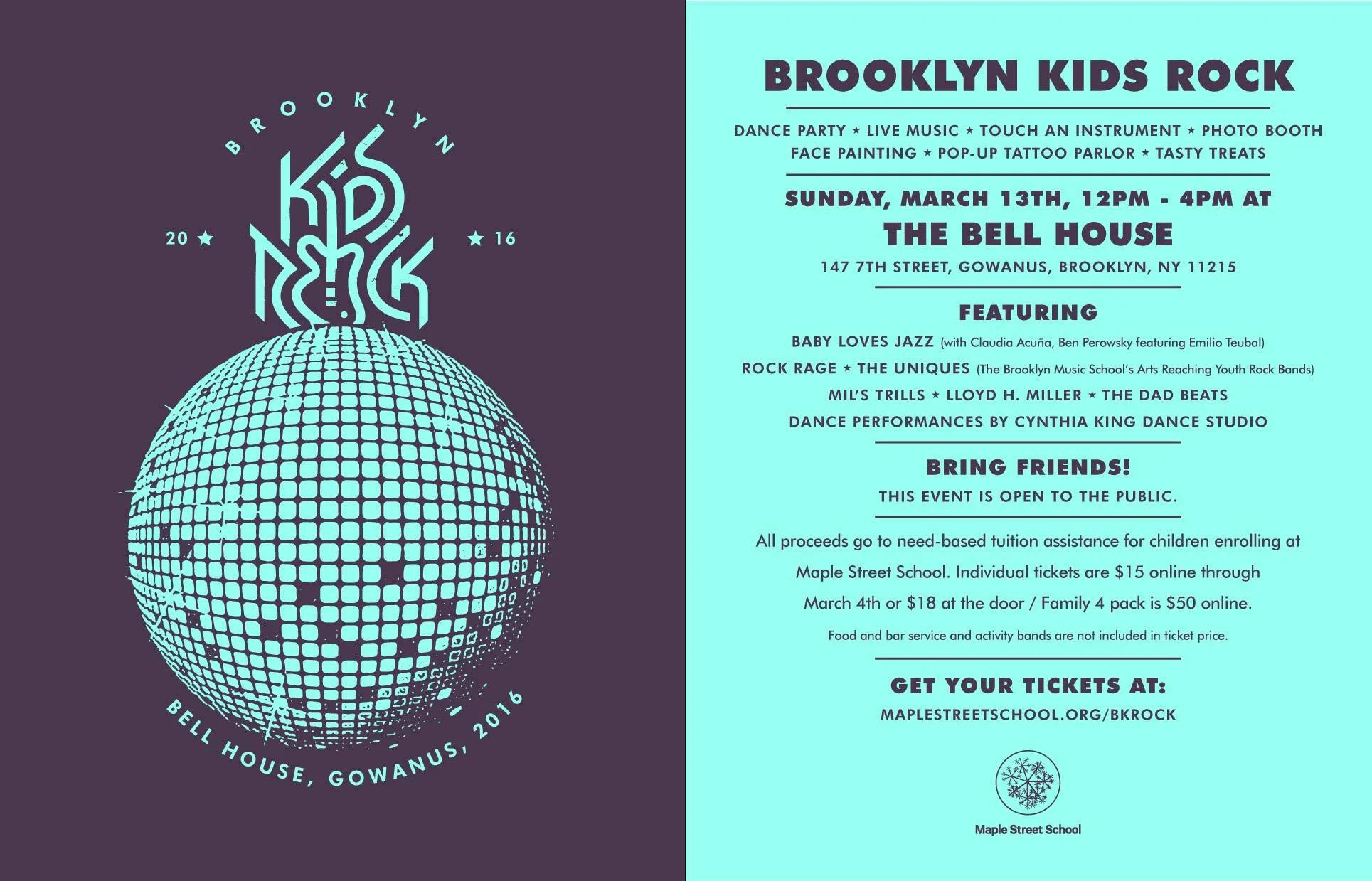 Brooklyn Kids Rock 2016 @ The Bell House