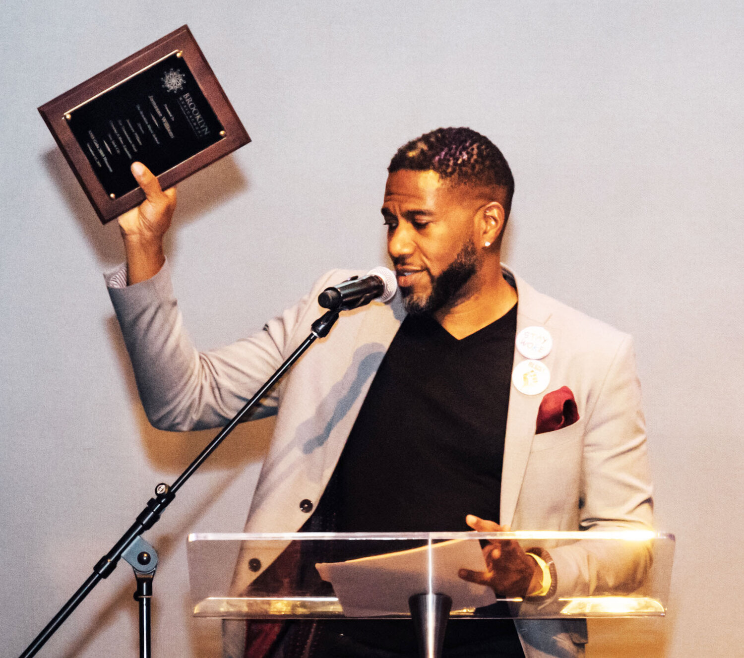 Our Political Honoree Jumaane Williams spoke on the power of supporting  Brooklyn Music School and thereby ensuring that all children from all  backgrounds have access to the music education that will give their  voice the opportunity to be heard. 