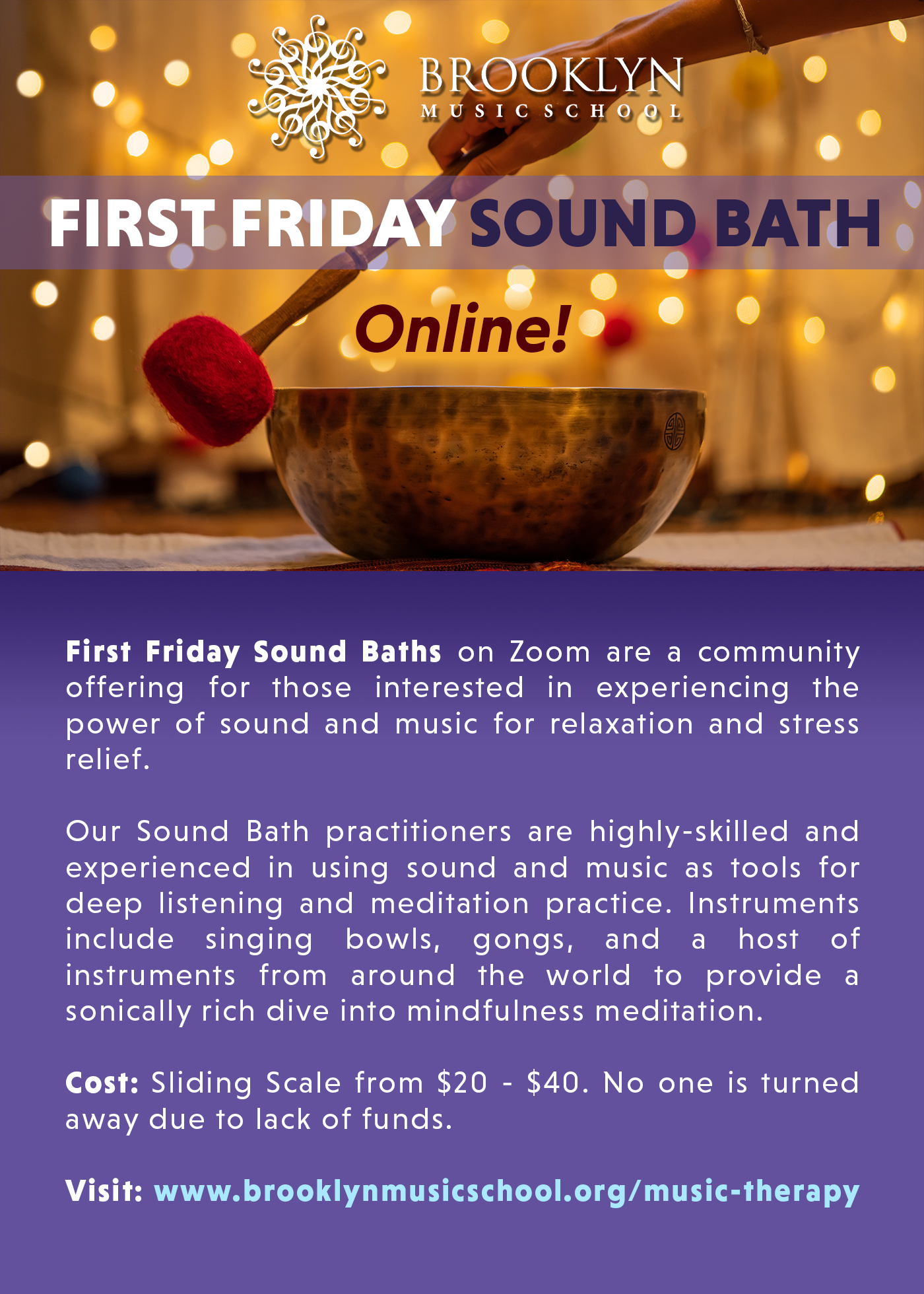 First Friday Sound Bath Online