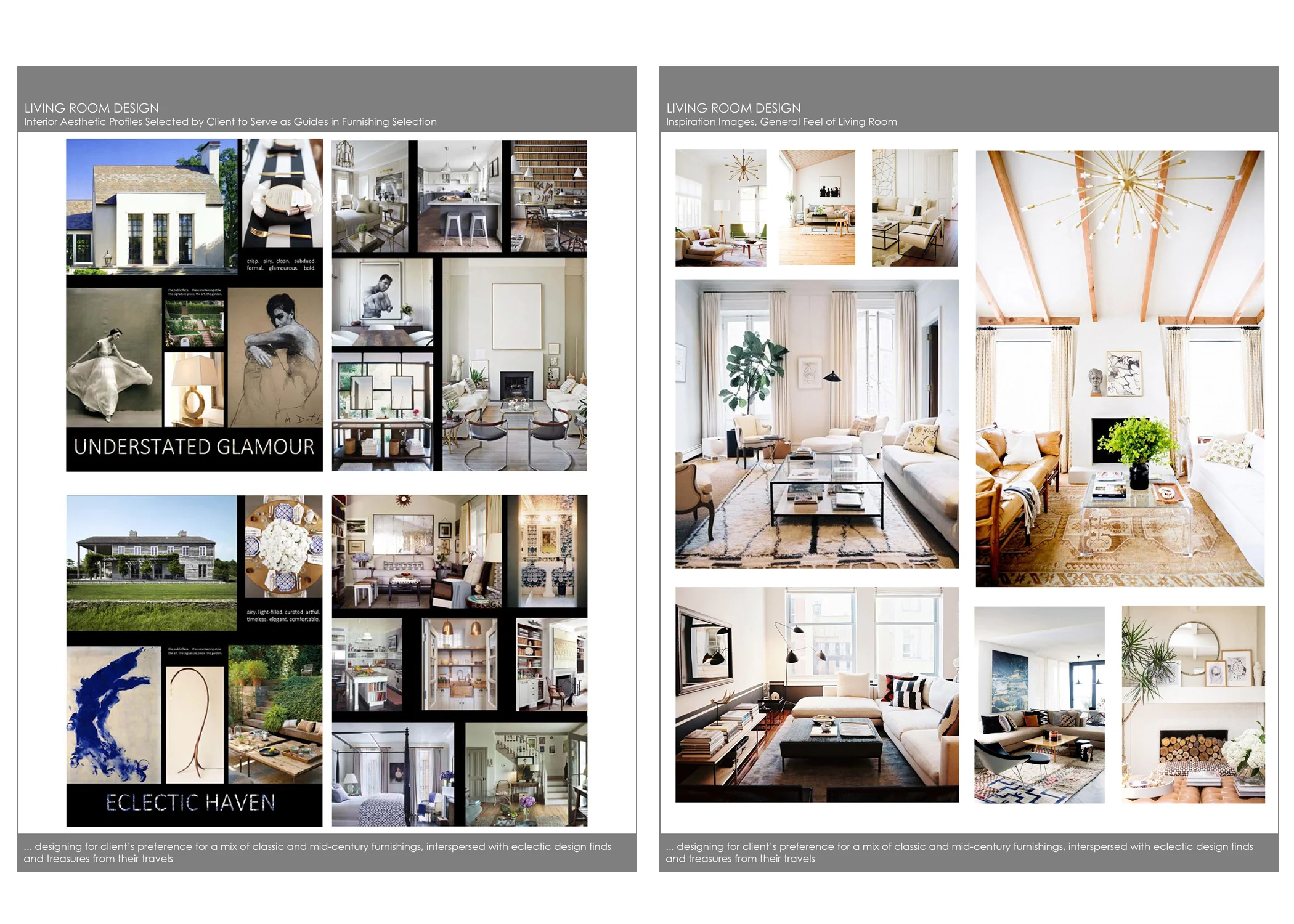 Living Room Master Plan, Furnishings