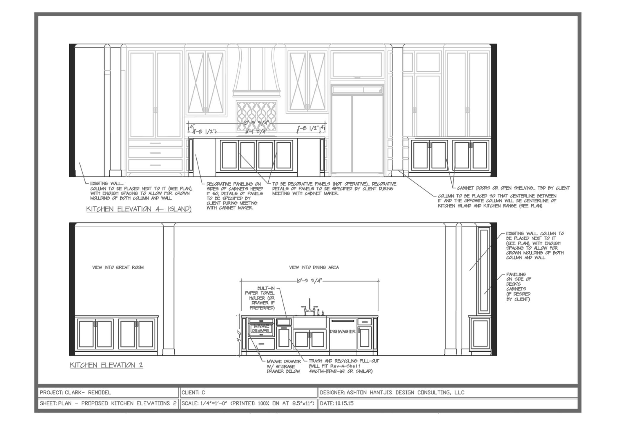 Renovation Design and Drawings