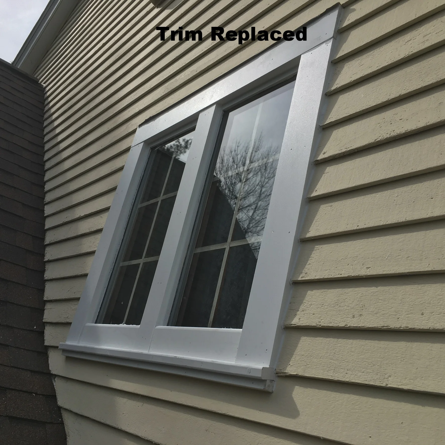 Window Sill & Trim Replaced