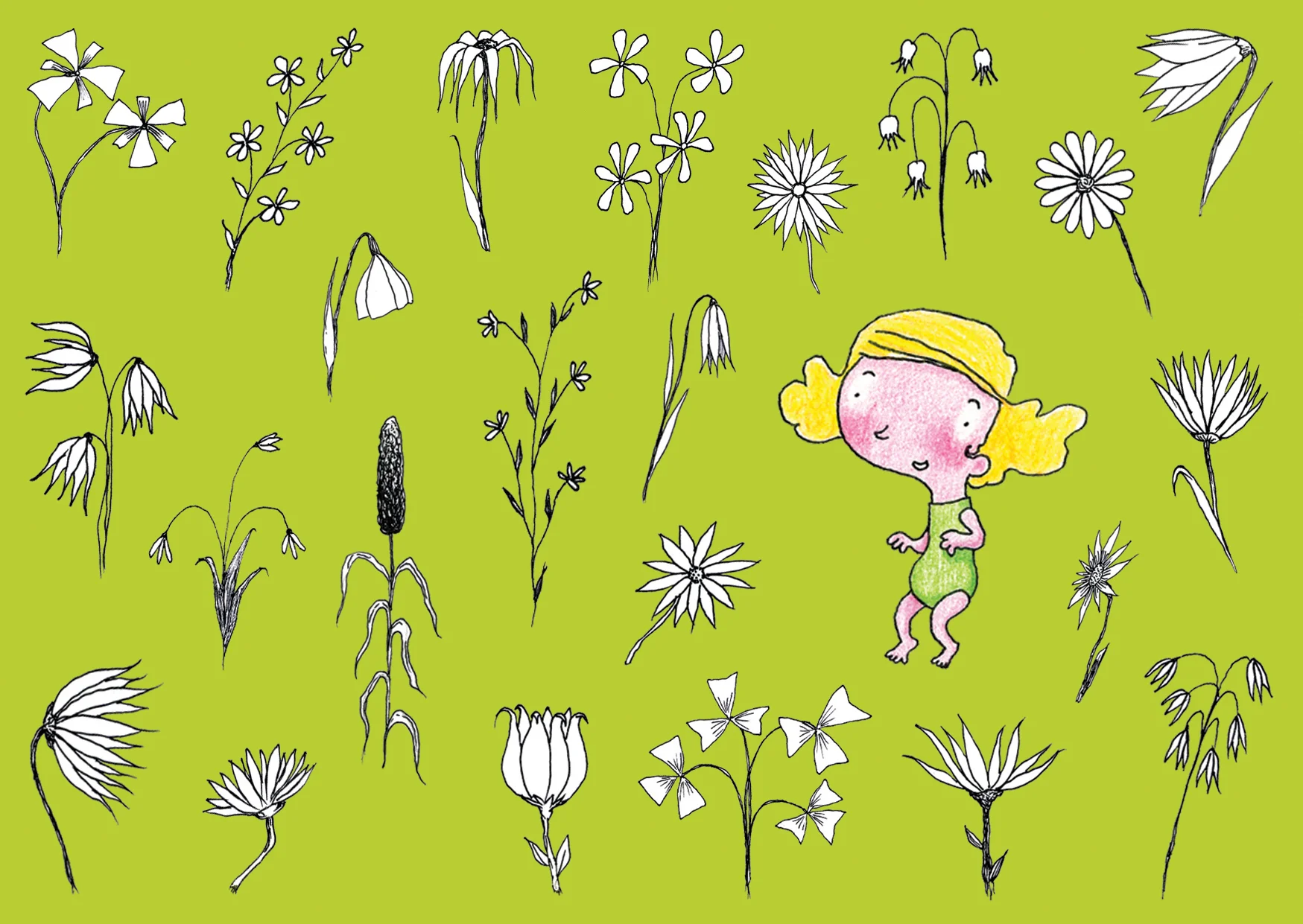  Faire-part de naissance Flore  recto 