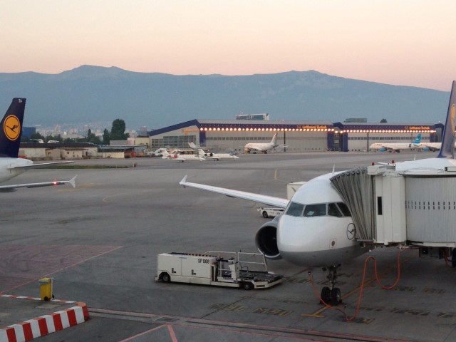  That's it for the pictures of Bulgaria for now. I may post a few more. Oh, here's the last one, at sunrise on July 7, as I was leaving the country.&nbsp;  До скоро! 