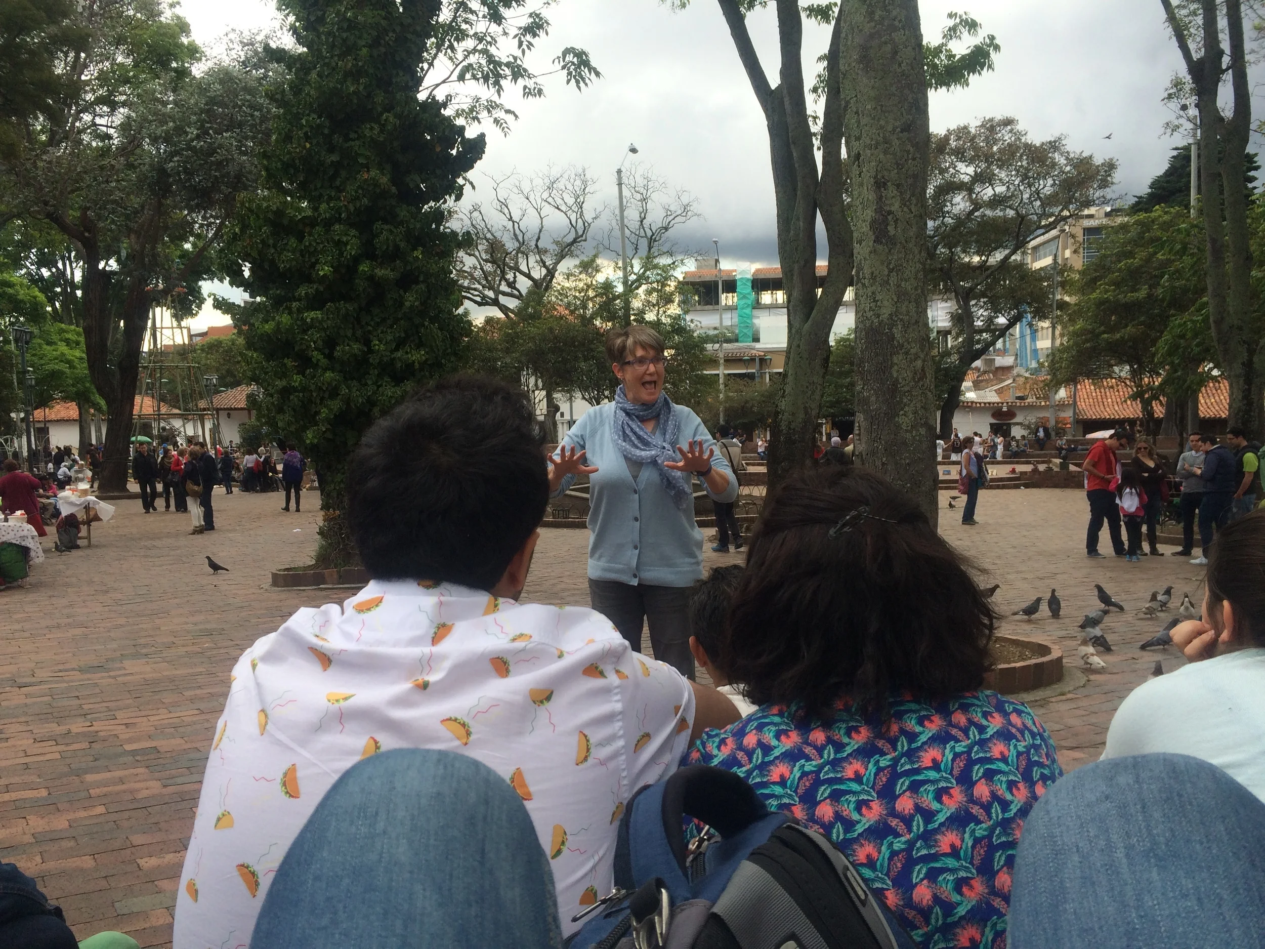 Usaquen Park in Bogota, Colombia 2014