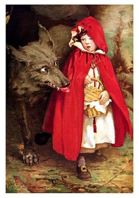 Little Red Riding Hood, by Jessie Wilcox Smith, 1
