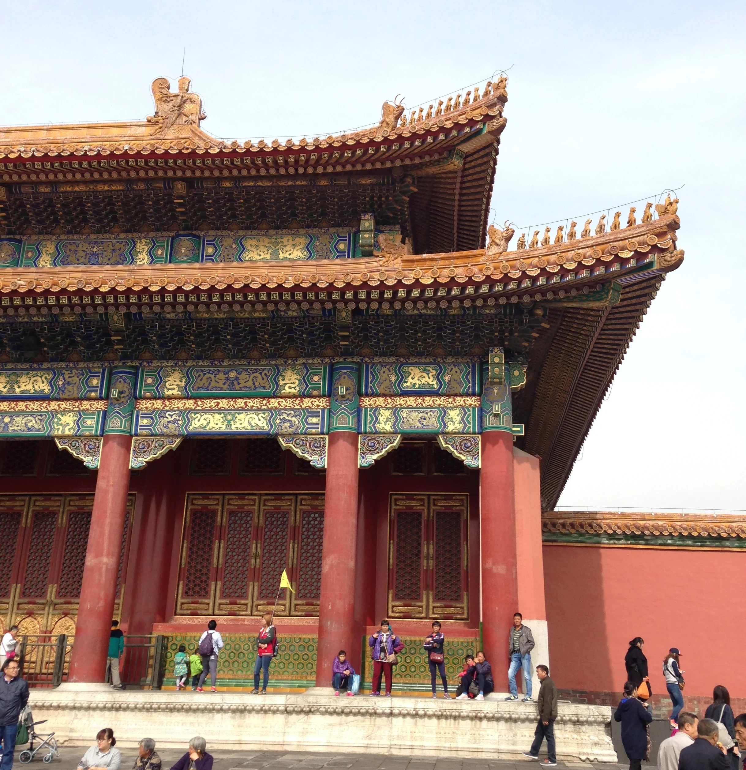 All of the buildings are beautiful. 