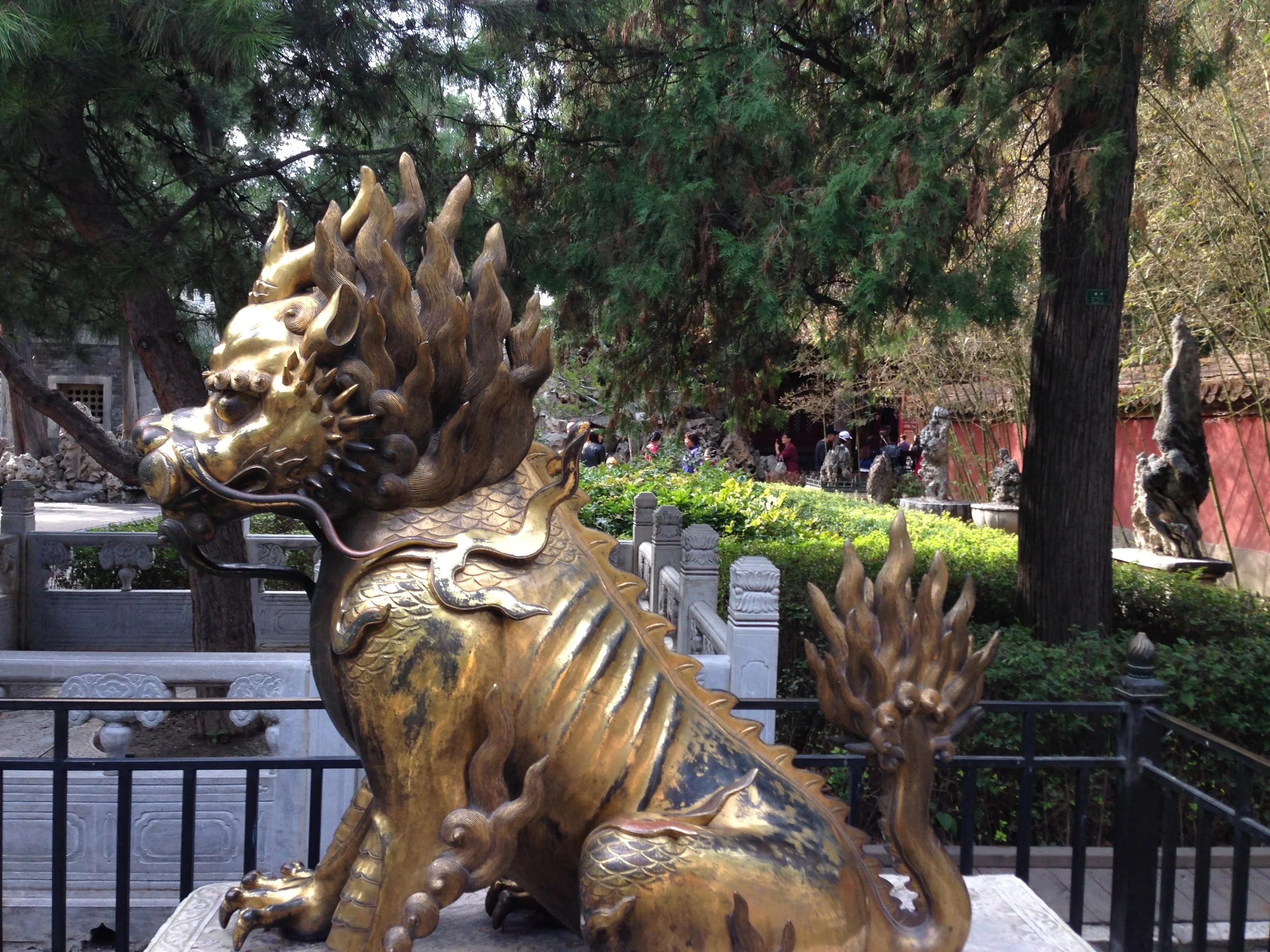 Not a lion but one of the nine sons of the dragon in Chinese mythology.
