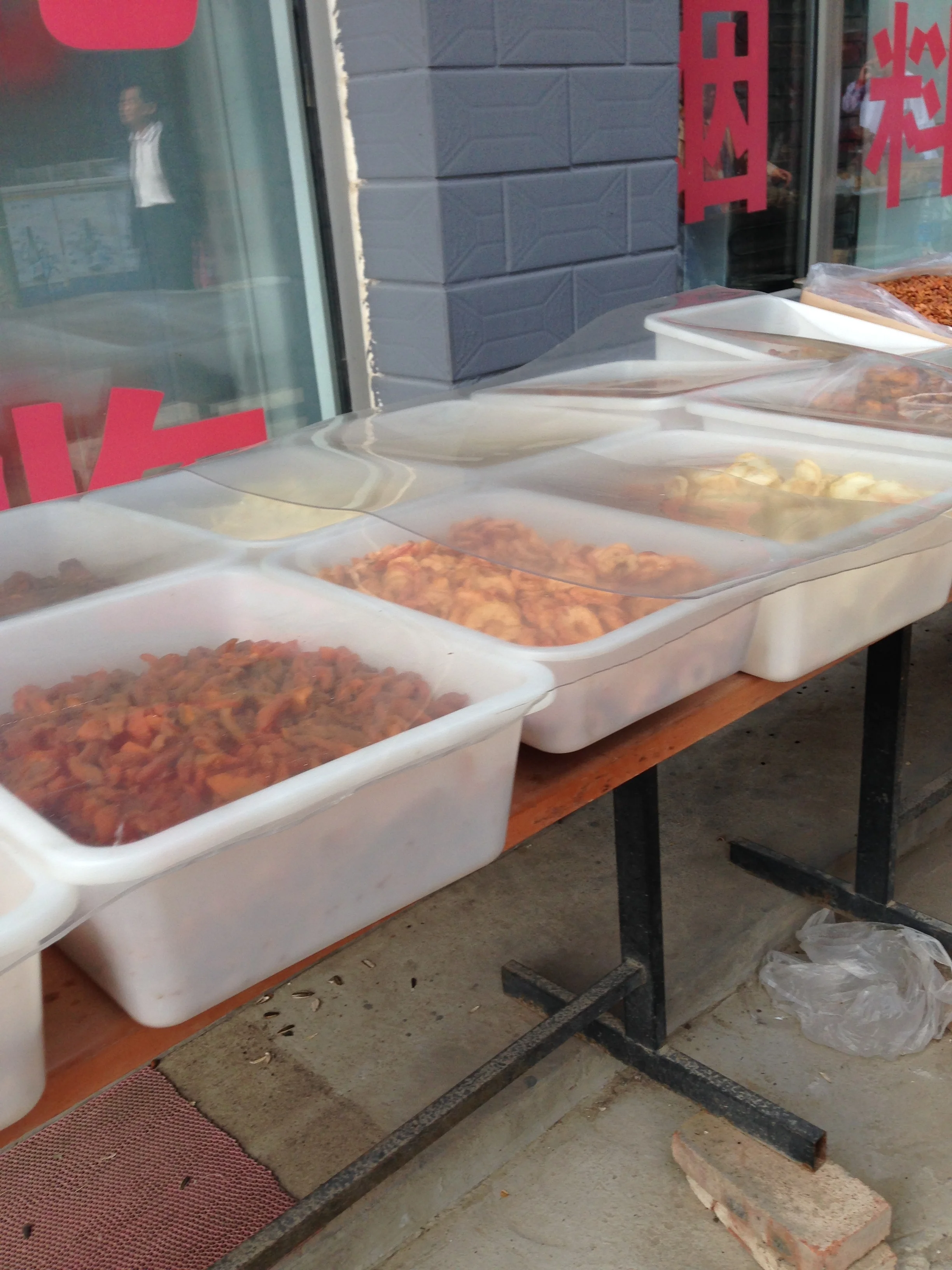We stopped for some sweet dried tomatoes and plums.