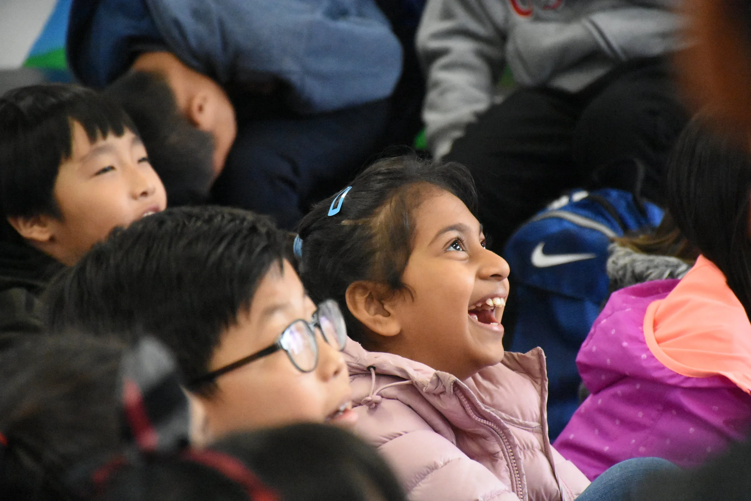 It's a pleasure for me to see kids enjoying the stories.