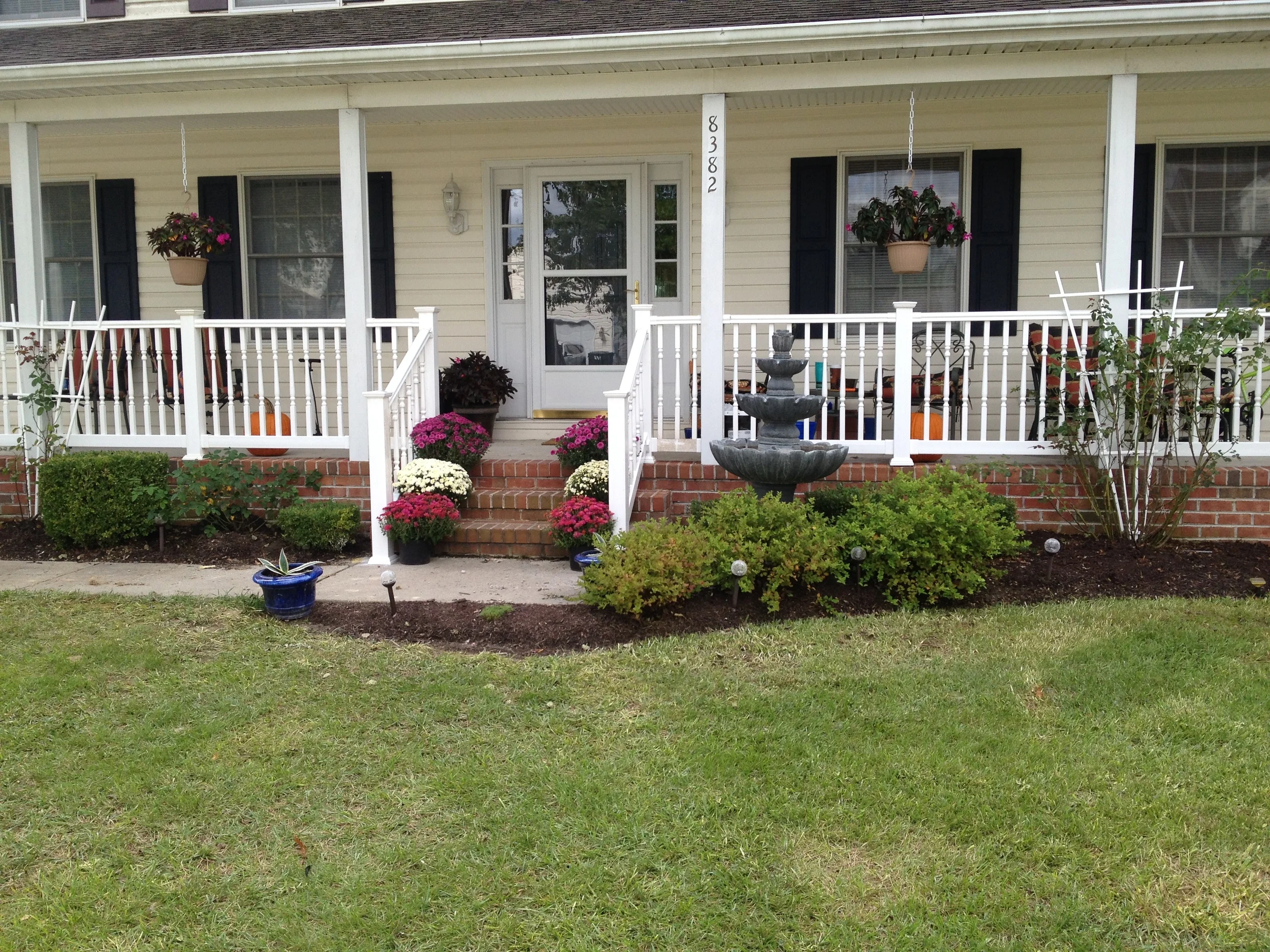 Added a new vinyl hand rail