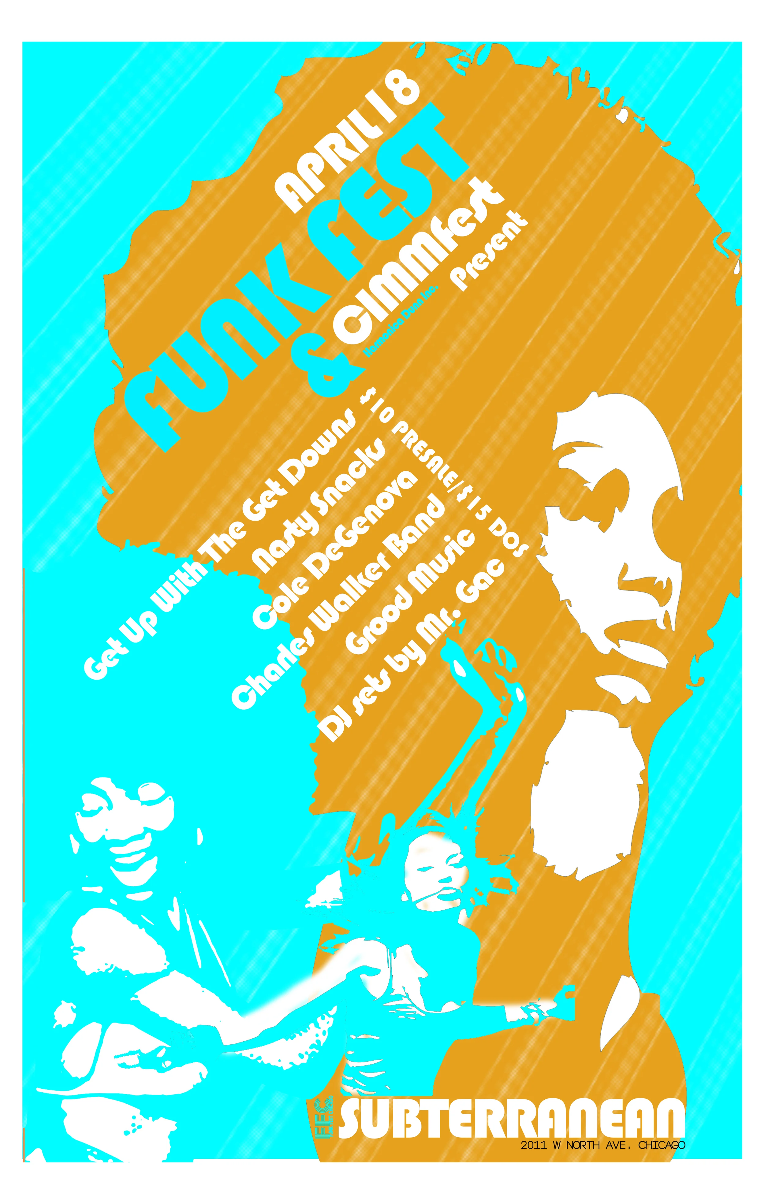 CiMMFest/Funk Fest Gig Poster