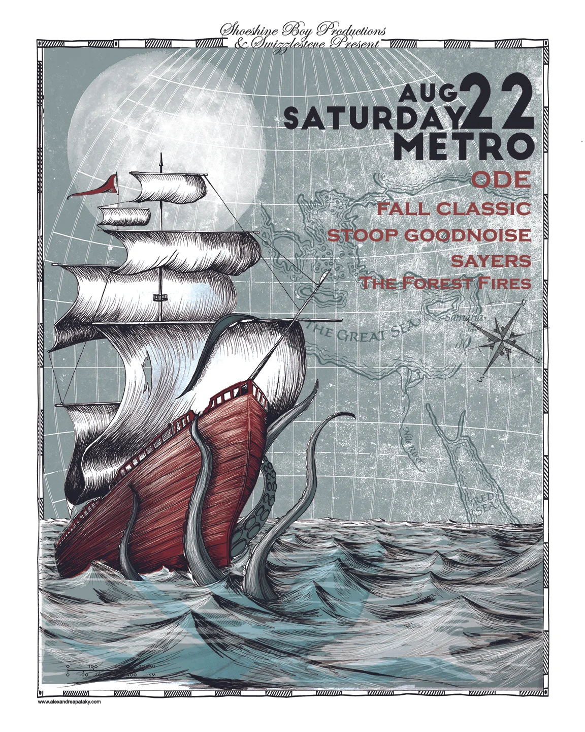 ODE @ Metro gig poster