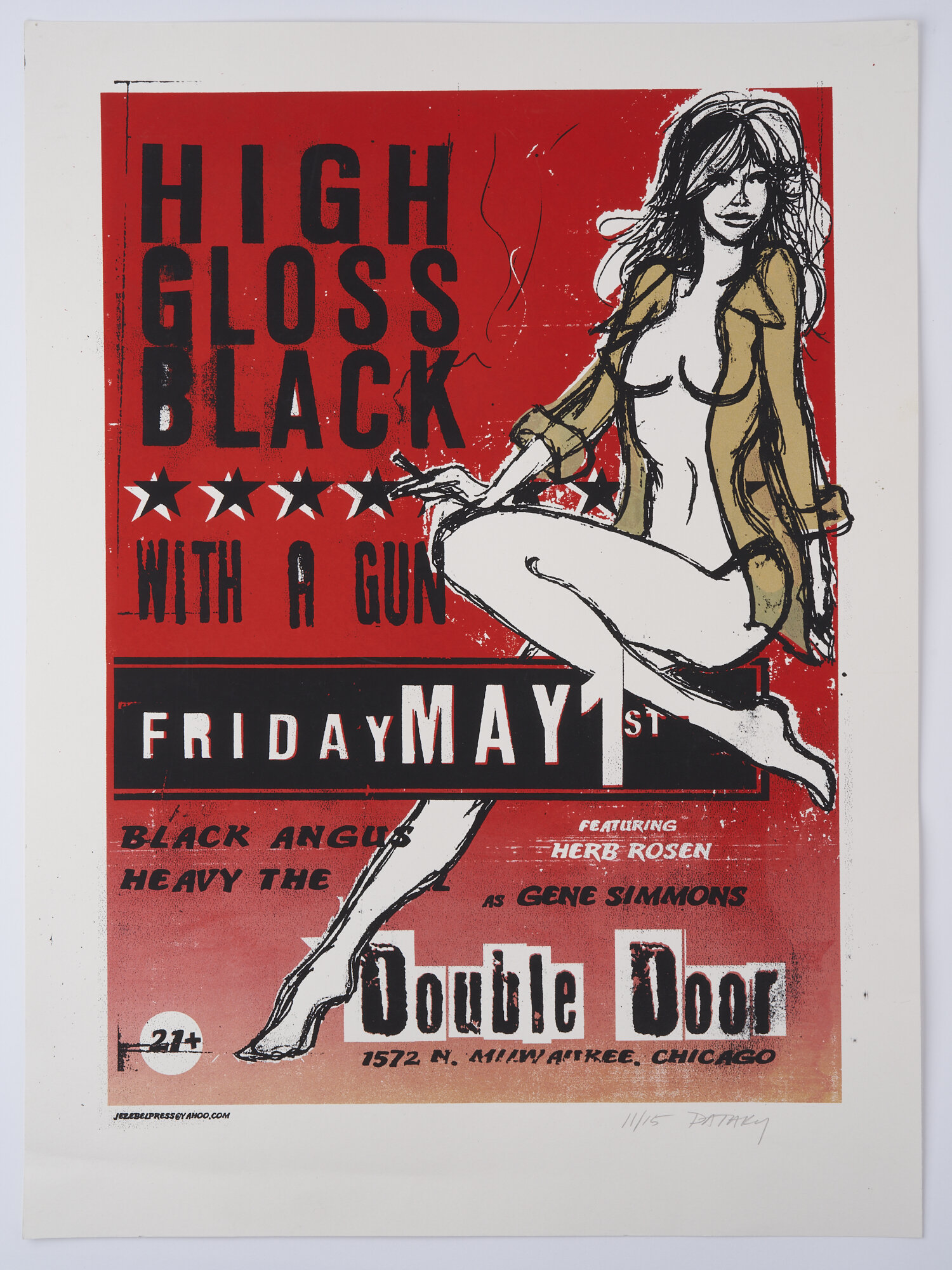 High Gloss Black Print