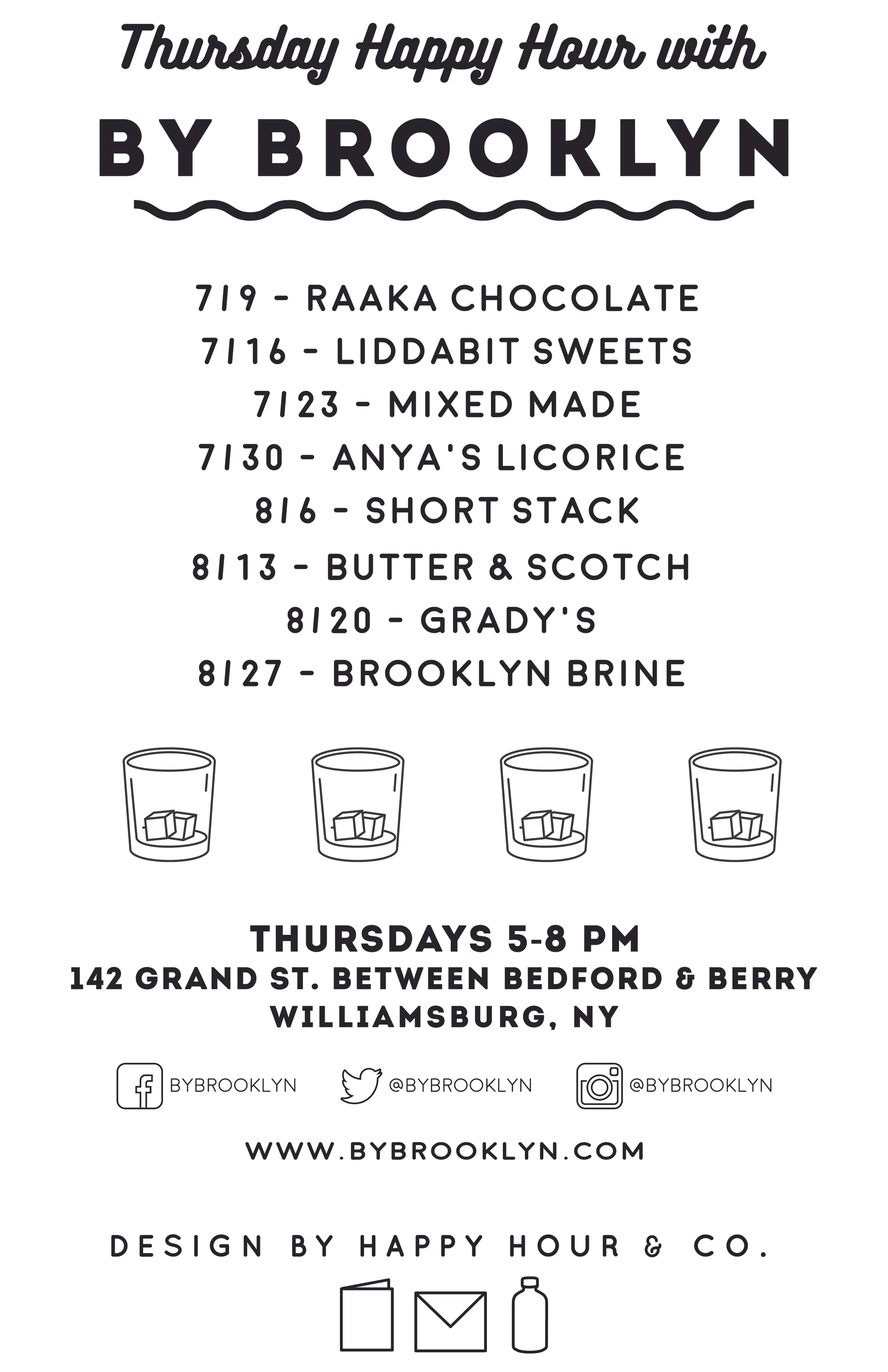 Informational postcard for By Brooklyn