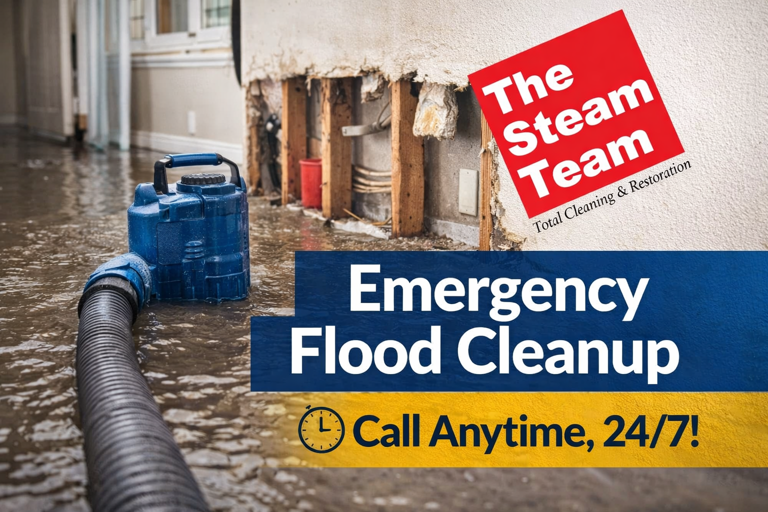 Emergency Flood Cleanup – What Happens in the First 24 Hours