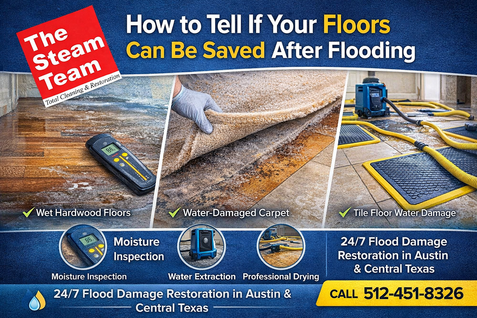 How to Tell If Your Floors Can Be Saved After Flooding