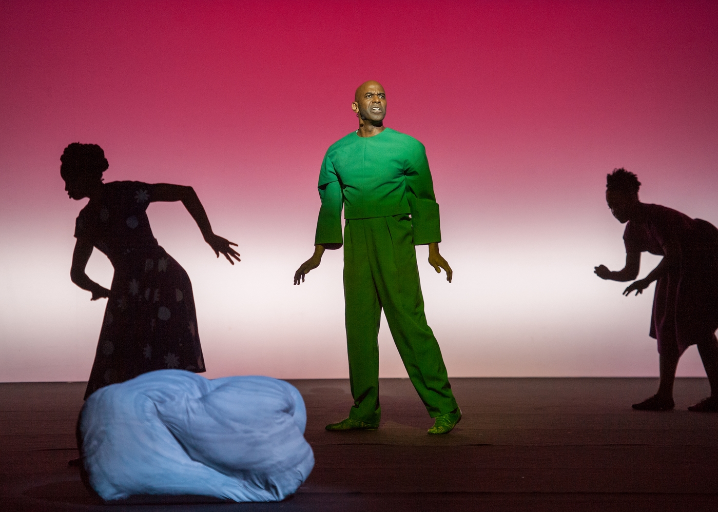 conception, direction, scenography and lighting design Robert Wilson musical direction and arrangements Toshi Reagon libretto and music composition Bernice Johnson Reagon et Toshi Reagon text Jacqueline Woodson assistant director Lynsey Peisinger costumes Carlos Soto assistant lighting designer Scott Bolman scenography assistant Jakob Oredsson choreography, Scherzo Millicent Johnnie stage manager Jane Rosenbaum dance captain Francesca Harper assistant costume designer Magdalena Klashnja