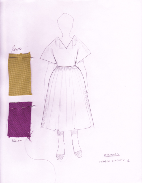 sketch for Female Ensemble, 1st variant