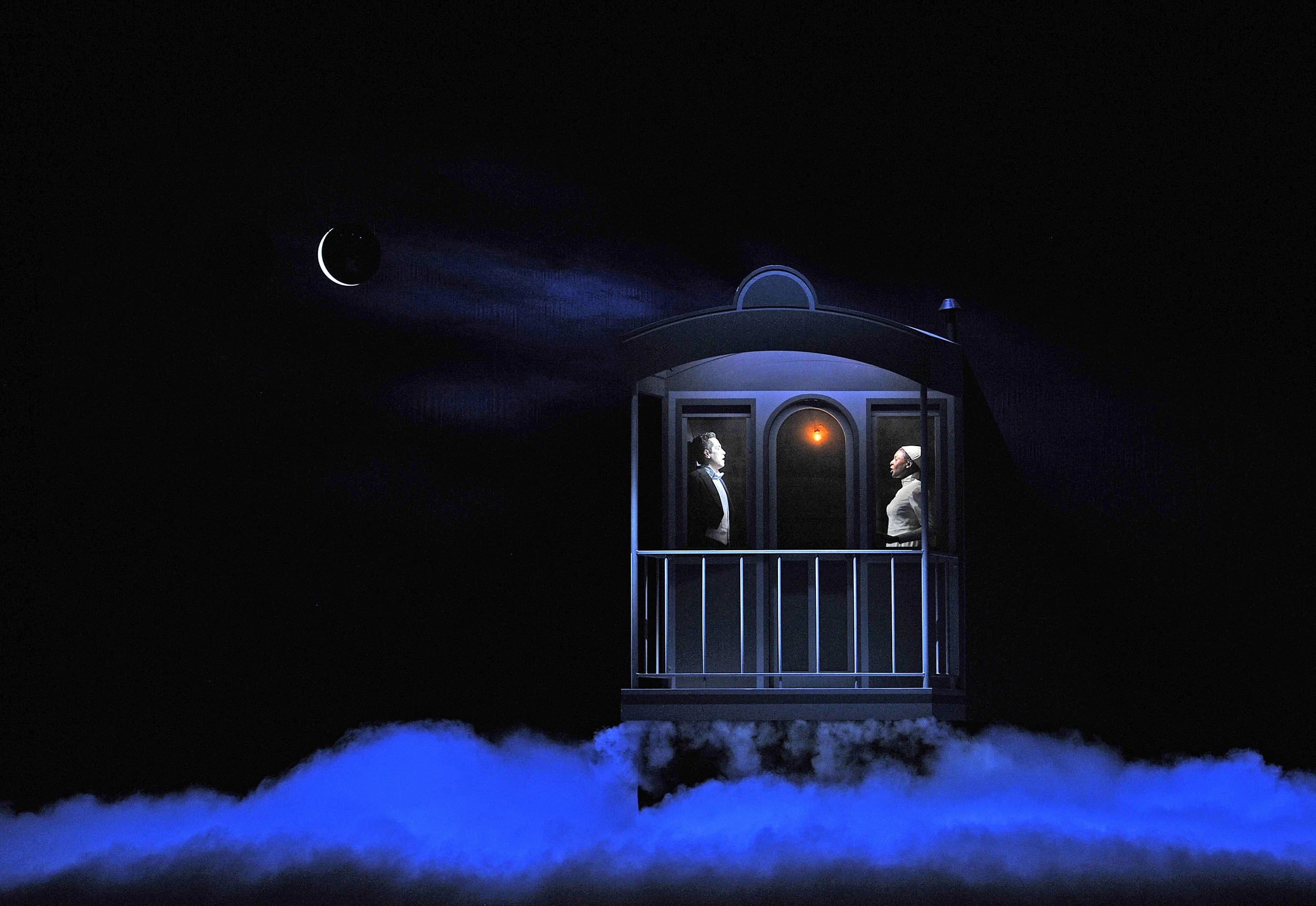 Act 2, Sc. 1B: Night Train, Gregory Purnhagen, Helga Davis