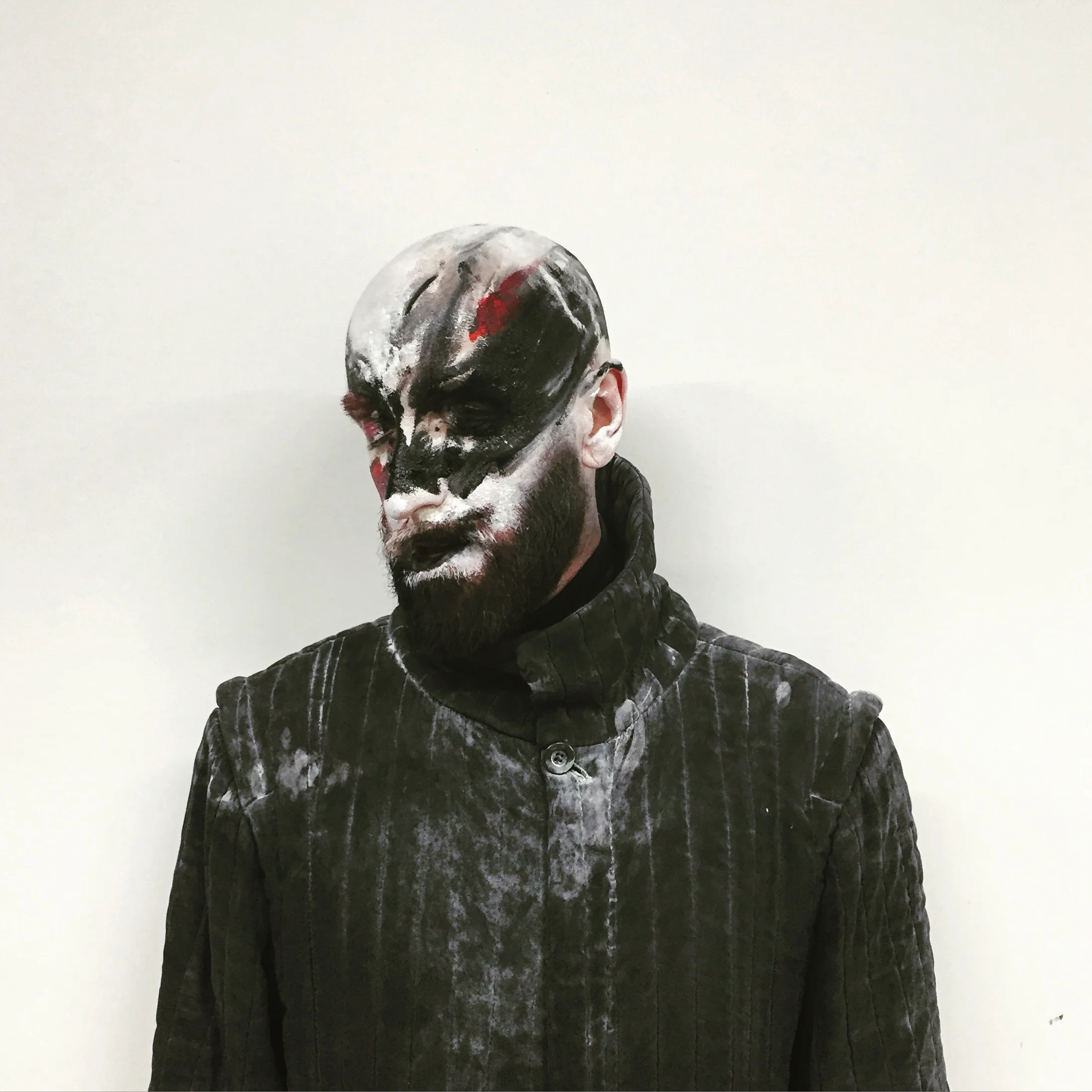 Ty Boomershine, flashlight dancer, Spaceship makeup by Manu Halligan
