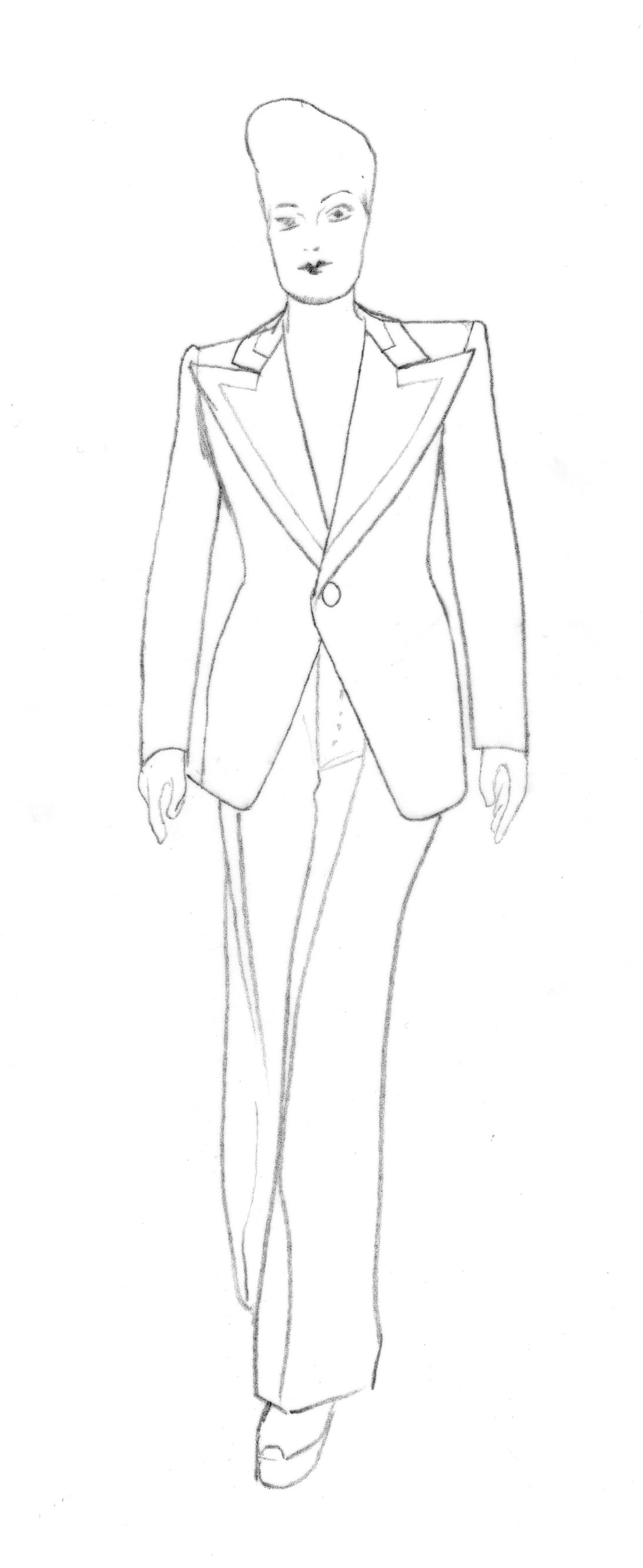 sketch for Roberta Estrela D'Alva, January 2015