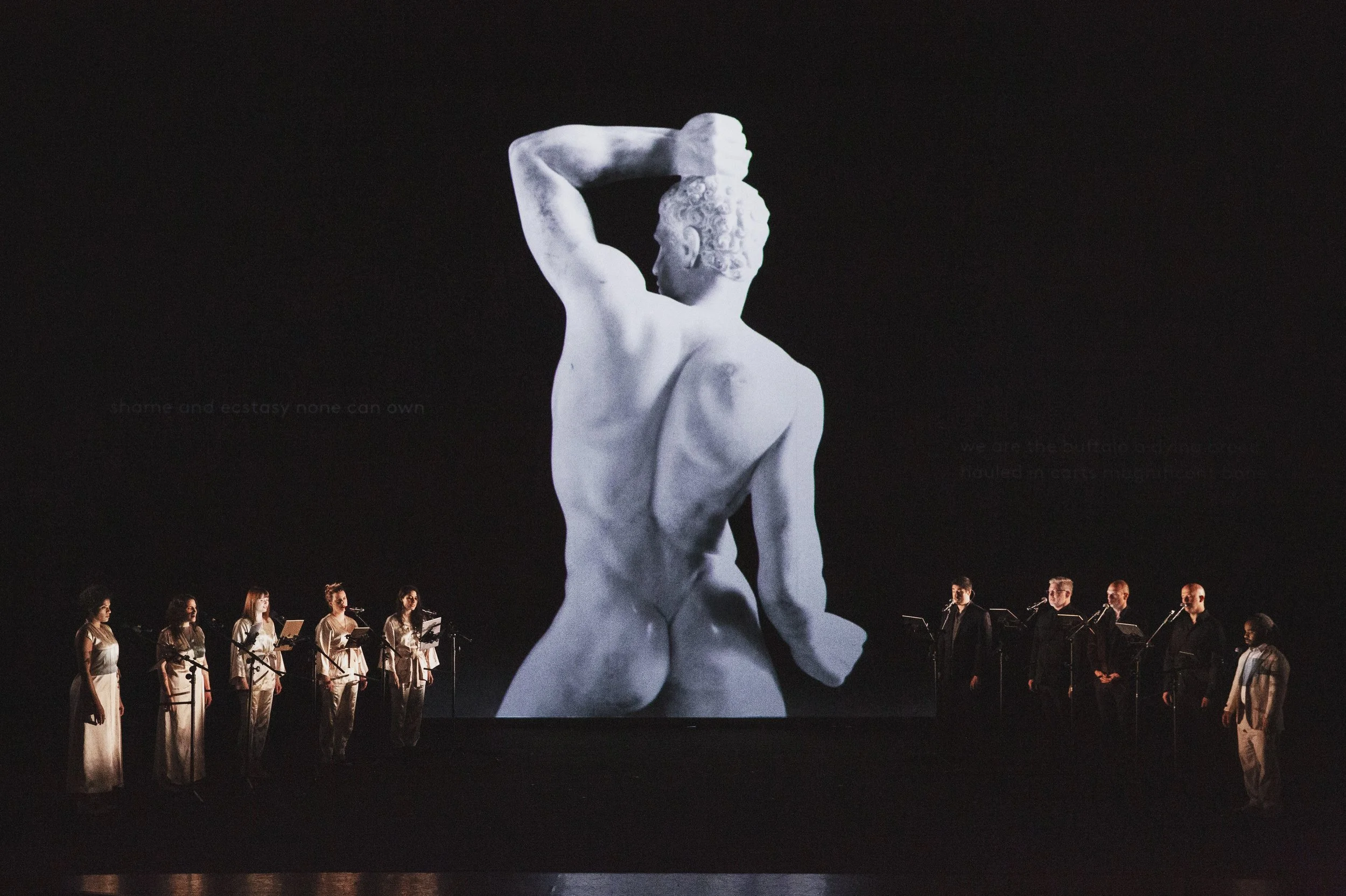 Triptych (Eyes of One on Another), 2019