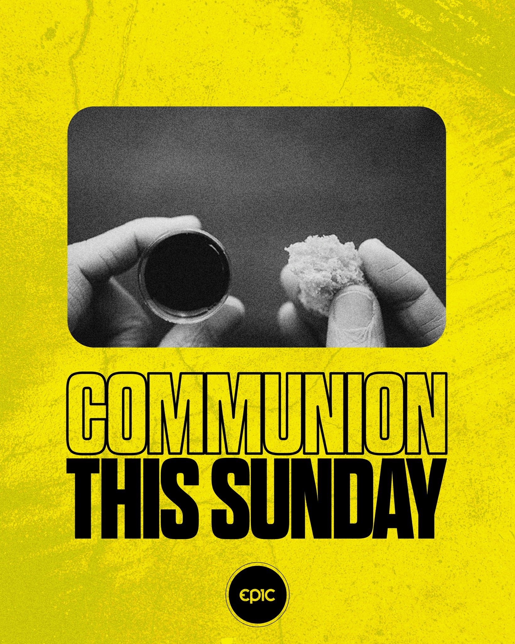 Come take communion with us this Sunday at Epic 🕊️
Let&rsquo;s remember the sacrifice, celebrate His love, and draw close to Jesus&mdash;together at the table. All are welcome.
#communion #church