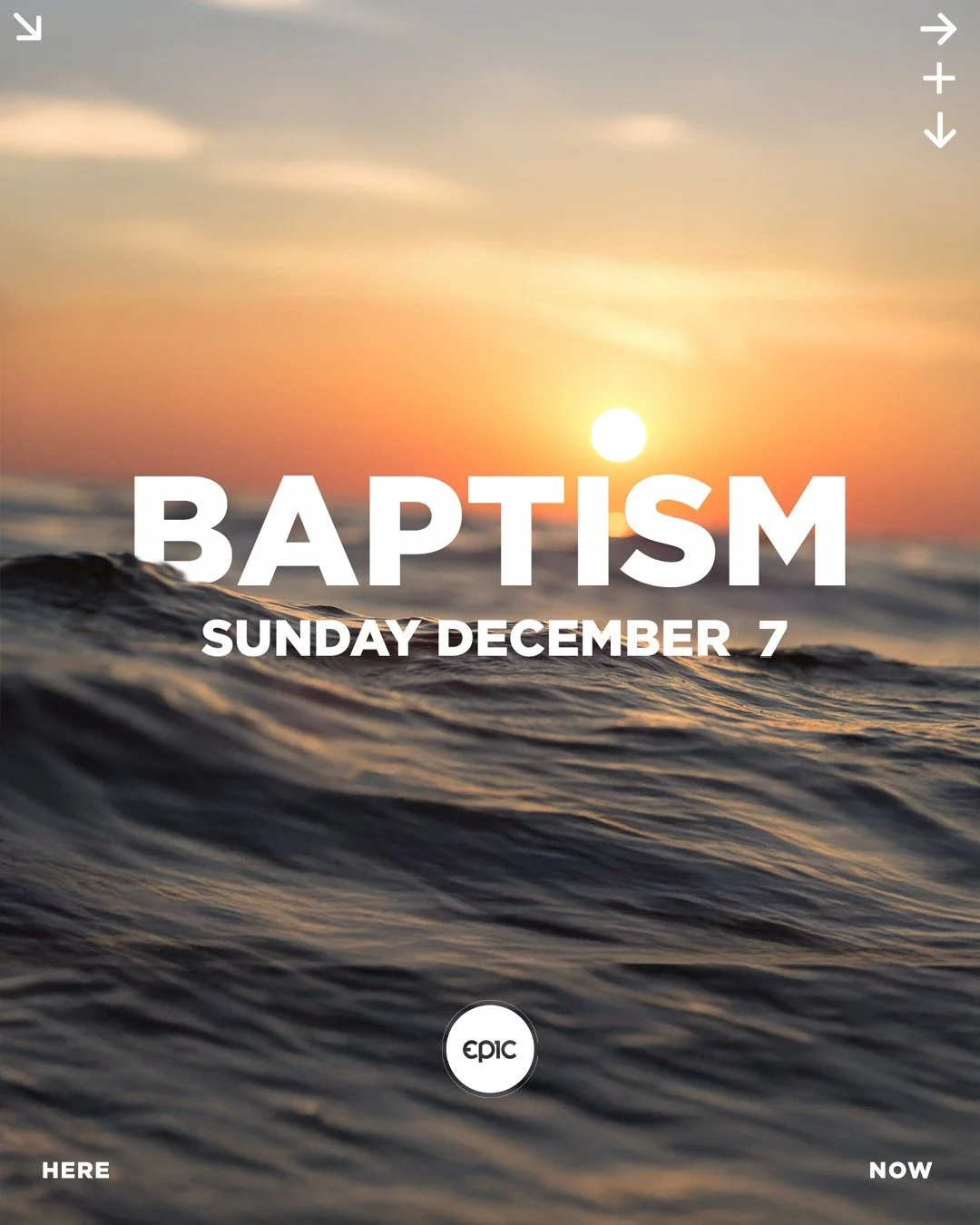 💧✨ Baptism Sunday at Epic!

There&rsquo;s nothing more powerful than watching people publicly declare their faith in Jesus &mdash; and today, we got to witness just that. 🙌

Each story is unique. Every step is bold. And heaven is celebrating!

If y