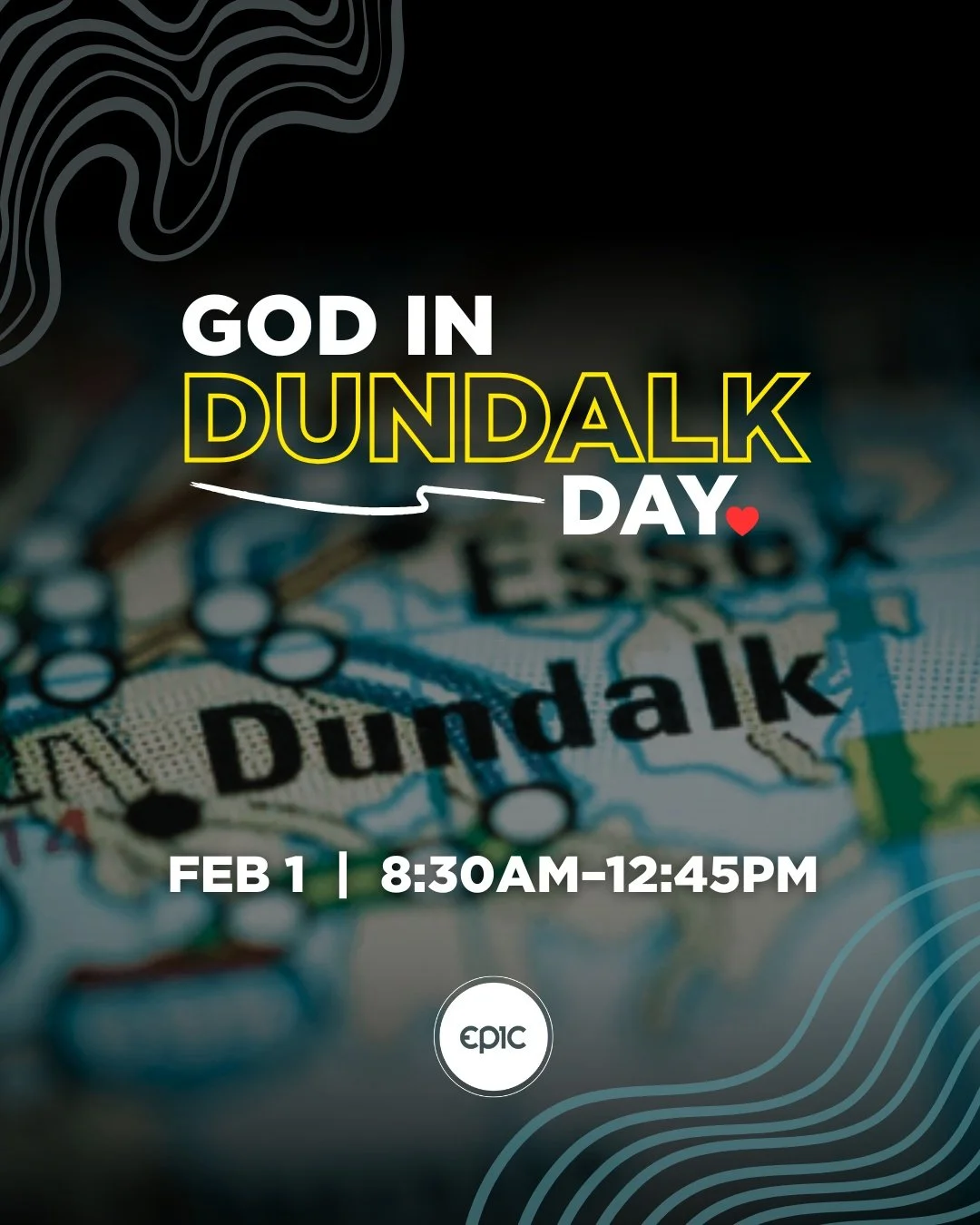 God in Dundalk Day 🙏
Join us as we pray over our city together. Drop a pin on the map and lift up neighborhoods, schools, businesses, and homes. Let&rsquo;s believe God for Dundalk.
Register with link in bio