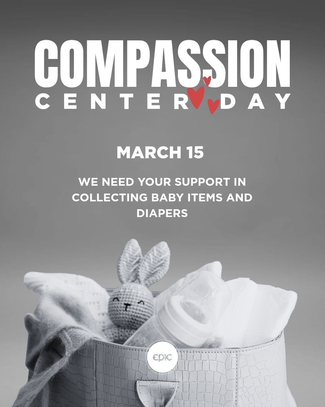Compassion Center Collection Day

Join us as we come together to support a ministry that has been making a difference for generations.

For over 60 years, the Compassion Center has been a cornerstone of hope and practical support in Southeast Baltimo