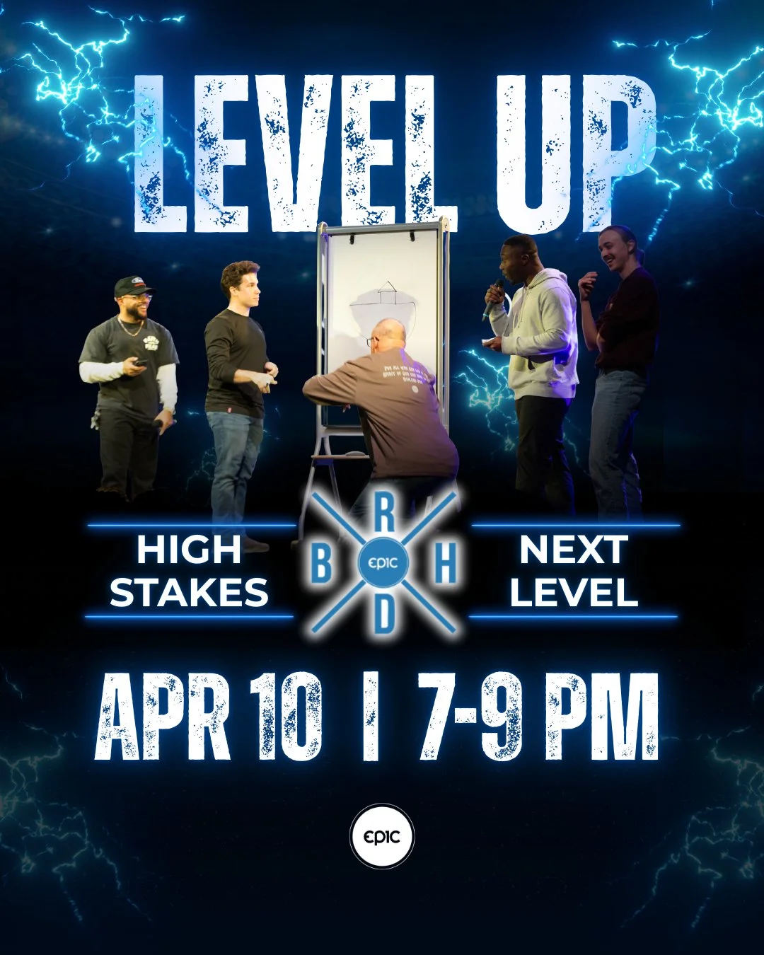 God isn&rsquo;t calling you to stay where you are. He&rsquo;s calling you higher. Join the men of Epic Church for a night of high-stakes games and real conversation about moving to the next level in life and faith. Register Today with link in bio!