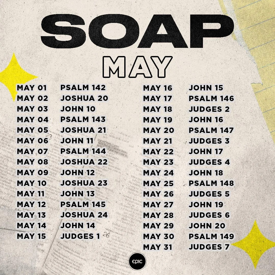 SCRIPTURE - OBSERVATION - APPLICATION - PRAYER

Our desire is that every believer would not only attend church, but also hear from God daily through His word. As we read the Bible, we begin to see how God directly responds. Doing daily devotions can 