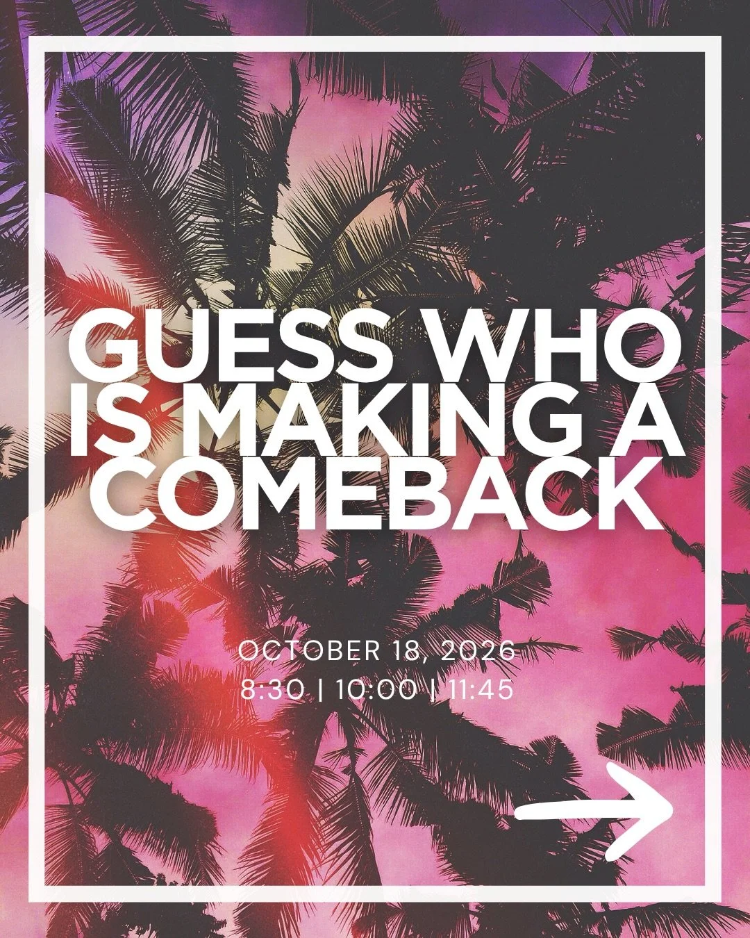 THIS SUNDAY IS GONNA BE GREAT! ⚽️🏀🏈📣

Someone who was well loved and hyped up during mega sports camp is leading the charge this Sunday with our Next Gen! 

Be ready for a great service, we are!