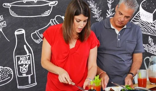 Gail's Spicy Bloody Maria with Pickled Vegetables