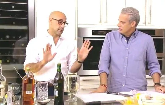 Stanley Tucci’s Lemon Risotto with Whole Roasted Branzino