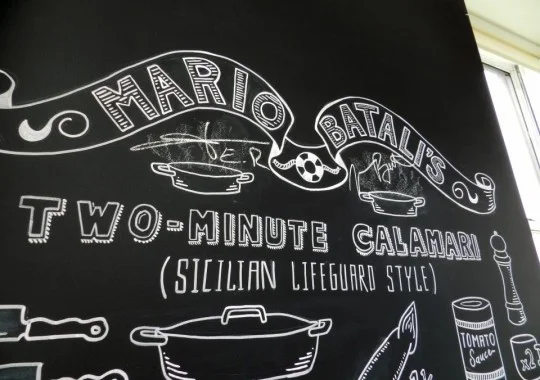 TWO-MINUTE CALAMARI, SICILIAN LIFEGUARD STYLE