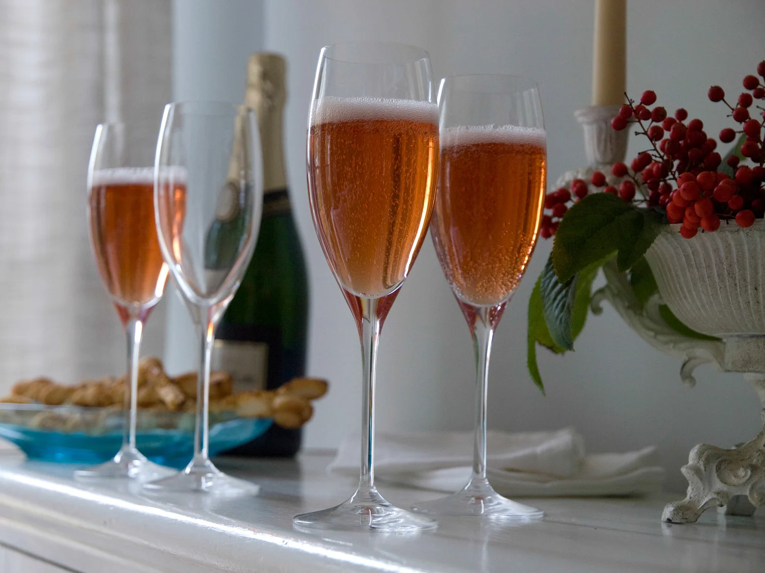 Cranberry-Champagne Cocktail