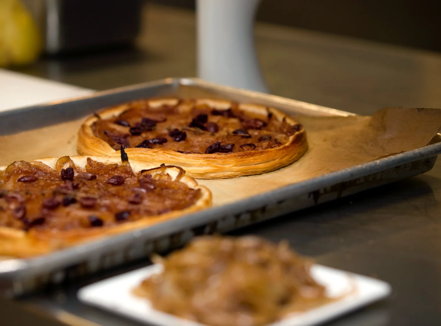 Caramelized Onion and Olive Croustade